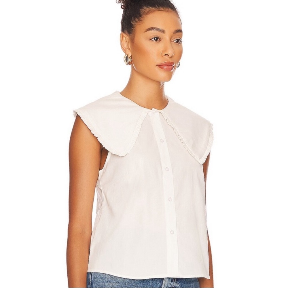 WEWOREWHAT ruffle collar blouse